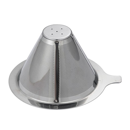 Kaffeefilter Edelstahl Handfilter wiederverwendbar Kaffee Dauerfilter Universal - Bild 5 von 6