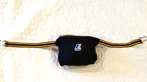 Women's K-Way Navy Blue Packable Outdoors Hiking Full Zip Rain Jacket Size Large - Picture 2 of 7