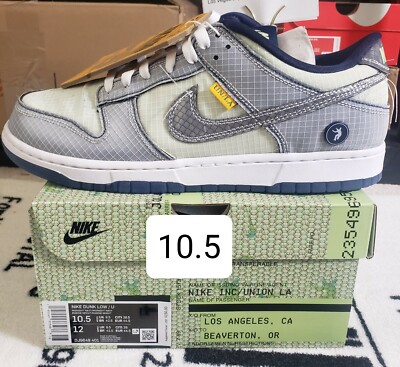   Nike Dunk Low x Union Passport Pack Pistachio DJ9649-401 Size 10.5