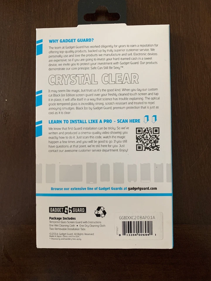 Genuine Gadget Guard Tempered Glass Screen Protector For Apple / Samsung & LG - Image 2 of 4