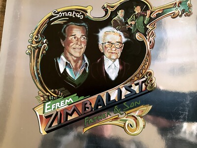 Direct to Disc LP Efrem Zimbalist , Efrem Zimbalist Jr.  Father And Son Sonatas