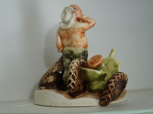 Farmer With Broken Tractor Figurine, Sebastian Miniatures, Doc Berry Of Berwick - Picture 4 of 12
