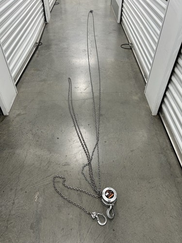 Harrington CX005-5 Manual 5 Ft Lift Chain Hoist 1000 Lb | 1/2 Ton Capacity EUC - Picture 9 of 12