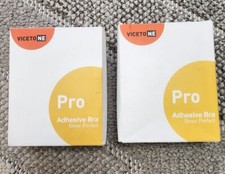  Lot Of 2 ViceTone Adhesive Bra Strapless Sticky Invisible Push up Silicone D