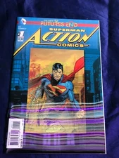 ACTION COMICS - FUTURES END #1 NM LENTICULAR 3D COVER - DC COMICS 2014 SUPERMAN
