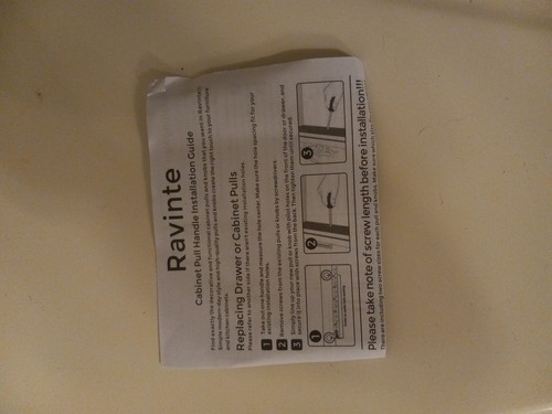 ravinte cabinet hardware black - Picture 10 of 10