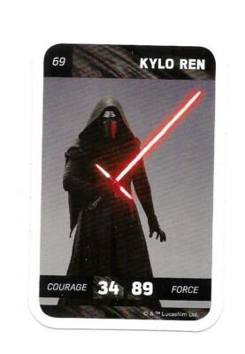 Leclerc Star Wars Karte ''Han Solo'' Nr.69 - Kylo Ren (2018)