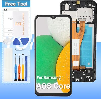 For Samsung Galaxy A03 Core (A032) LCD Display Touch Screen Replacement Assembly
