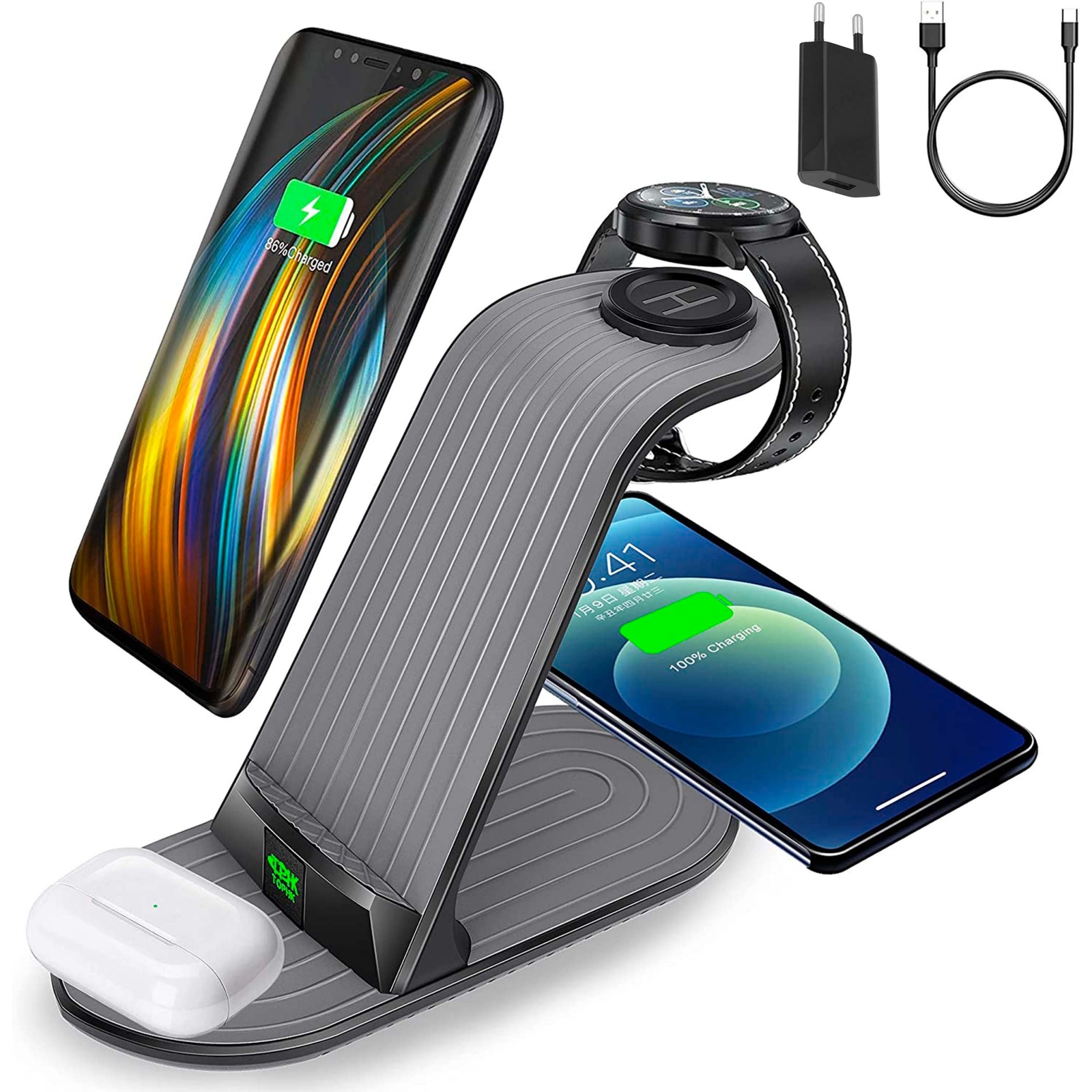 Wireless Charger Station 2W Compatible With Samsung Galaxy Watch 3-image