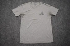 Pelagic Shirt Large Gray Black Spell Out Logo Short Sleeve Performance Fishing