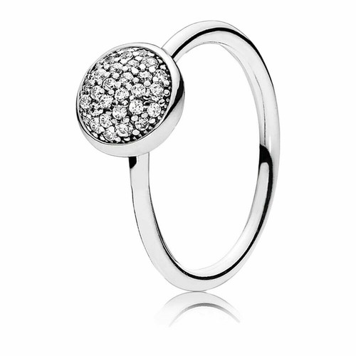 Pandora Dazzling Droplets Ring 925 Sterling Silver, size 58 (3 available)
