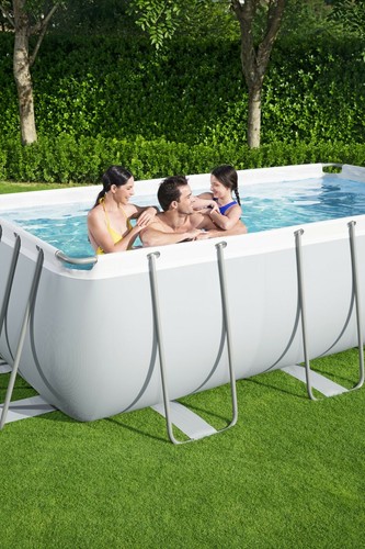 Poolfolie Bestway 404x201x100cm Pool Power Steel mit Rahmen Ersatz Swimming - Bild 4 von 6