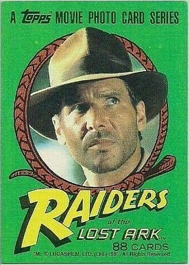Raiders of the Lost Ark Trading Cards Indiana Jones Topps 1981 YOU