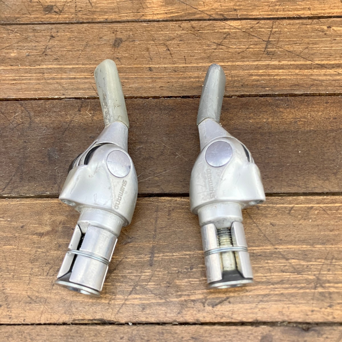 NOS leviers manettes vitesses indexation shimano vintage