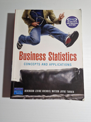 Pearson Business Statistics Concepts and Applications Paperback Book