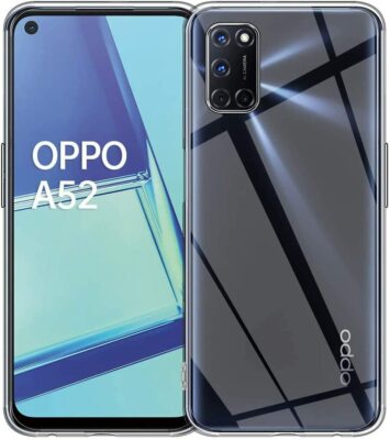 COVER CUSTODIA PER OPPO A52 A 52 TRASPARENTE TPU SLIM MORBIDA