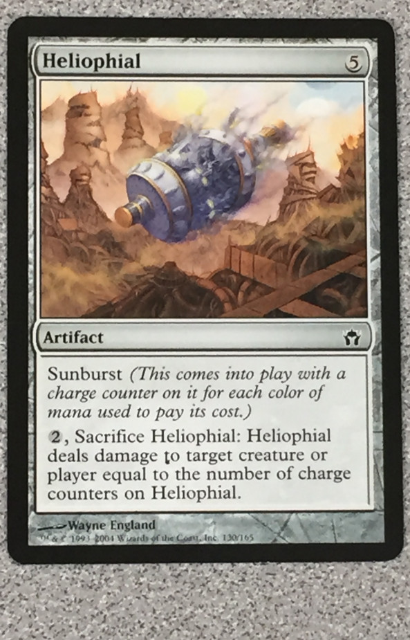 MTG - HELIOPHIAL 1X- FIFTH DAWN - COMMON - ARTIFACT - LP