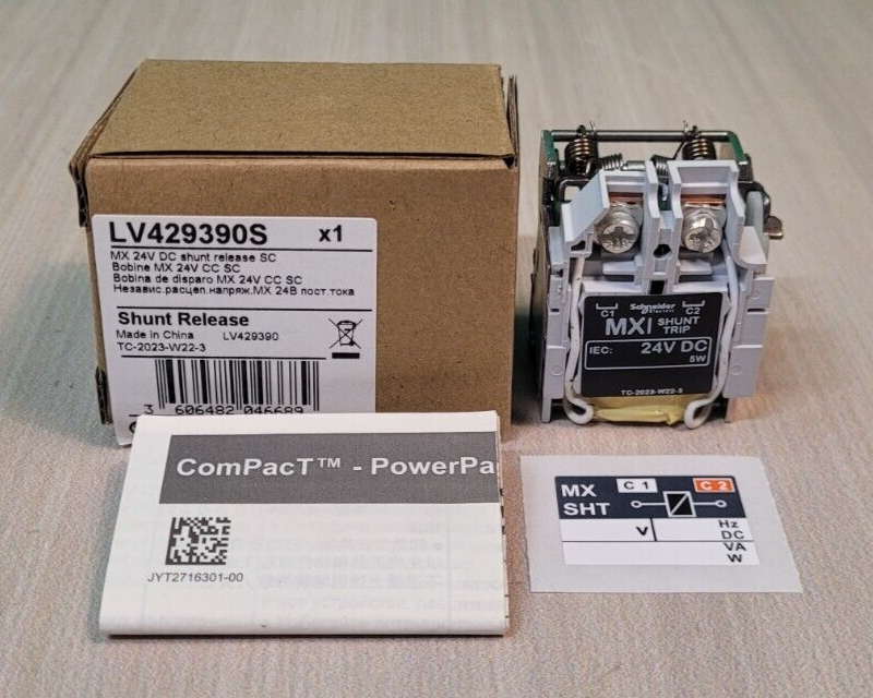 御成約　[3304] [3280] Schneider Shunt Trip Release MX, ComPacT NSX, 24VDC, Screwless