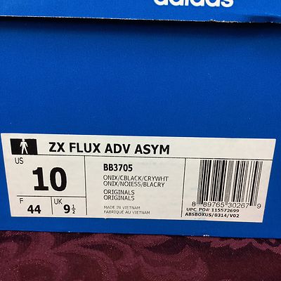 adidas ZX Originals FLUX ADV ASYMMETRICAL ASYM BB3705 ONIX/Core