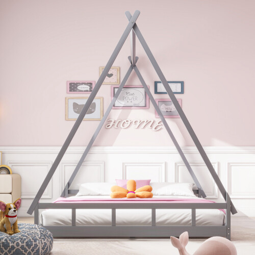 Massivholz Kinderbett 140*200cm, Zeltbett, Hochbett, Jugendbett, Eltern-Kind-Bet - Bild 15 von 15