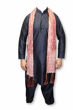 F31 Pakistani Indian Men Fine Design 3 Pcs Fancy Shalwar Kameez With Stole