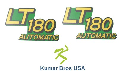 New Lower Hood Set of 2 Decals Replaces AM132038 Fits John Deere LT180