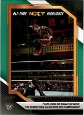 2022 Panini NXT 2.0 WWE #13 The Demon Finn Balor All-Time NXT Highlights Green