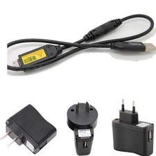USB AC Battery Power Charger Adapter Cord cable for Samsung ST60 ST70 TL100 gm