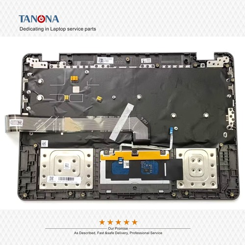New For Lenovo Chromebook 14E Gen 2 Palmrest Cover Keyboard Touchpad 5M11C89153 - Picture 2 of 3