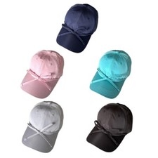 Breathable Baseball Hat for Girls Balletcore Bow Adjustable Versatile