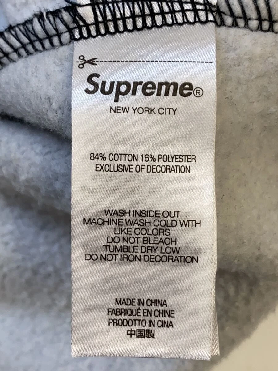 Felpa Supreme cotone nero XL usata