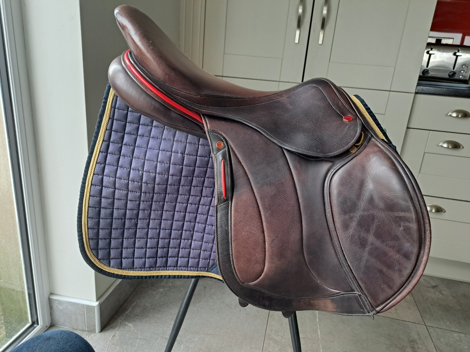Albion REVELATION Jumping Saddle. Recently Reflocked eBay