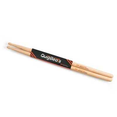 CONSDAN QuigBeats Drum Sticks, Hickory 5A Drumsticks, Drumsticks Set for Adults & Kids