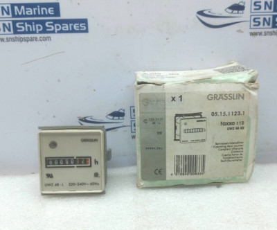 Grasslin 05.15.1123.1 Stundenmesser 220-240V~60Hz UWZ48KE
