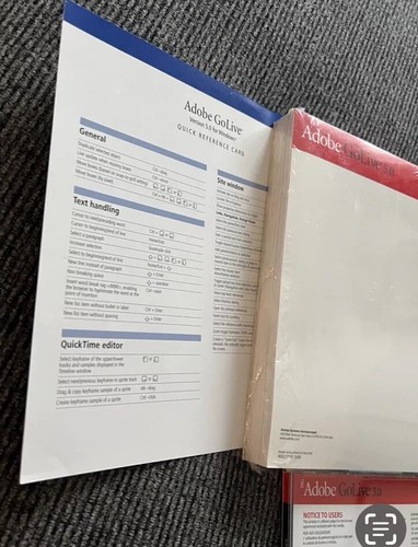 Adobe GoLive 5.0 Disk And Textbook Sealed - Picture 7 of 7