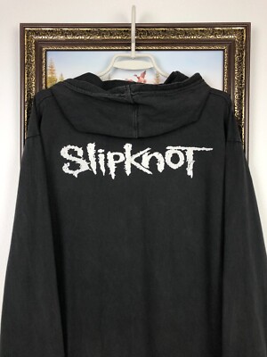 Vintage Slipknot Iowa Over Print Band Rare Jersey Long Sleeve Tee