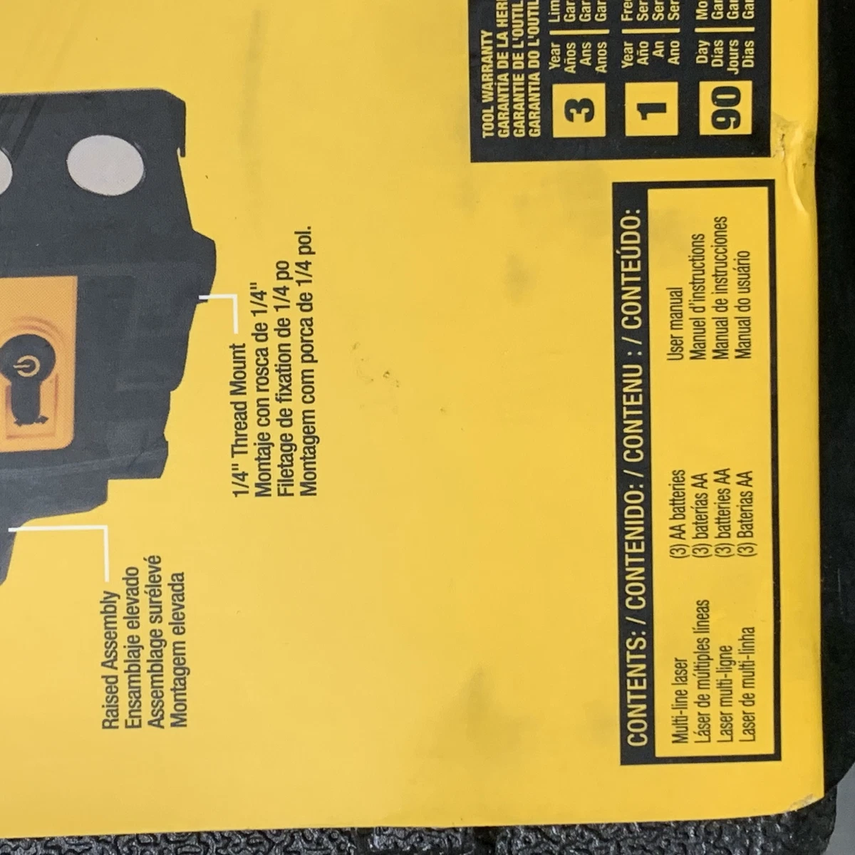 DEWALT DW083K 100 ft. Red Self-Leveling 3-Beam Laser Pointer Level eBay DEWALT Line Laser, Self-Leveling, 3-Beam Red (DW083K) Yellow
