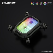 Barrow Copper CPU Water Block for intel i3 i5 i7 i9 LGA 1700 1200 115x Black