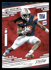 2021 Panini Prestige #290 Gary Brightwell Rookie New York Giants