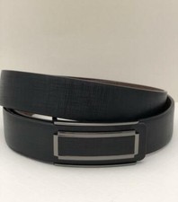 New Belt Black with Buckle Smooth 100 Leather SIZE 34 / 36 / 38