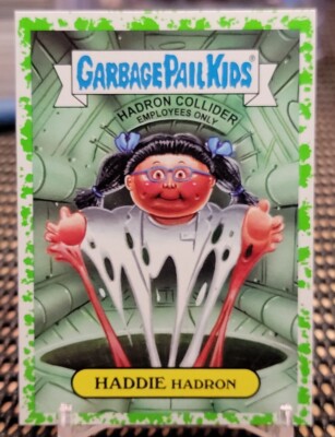 2017 Garbage Pail Kids Adam-Geddon  Haddie Hadron #10a Puke Green Dumb Death 
