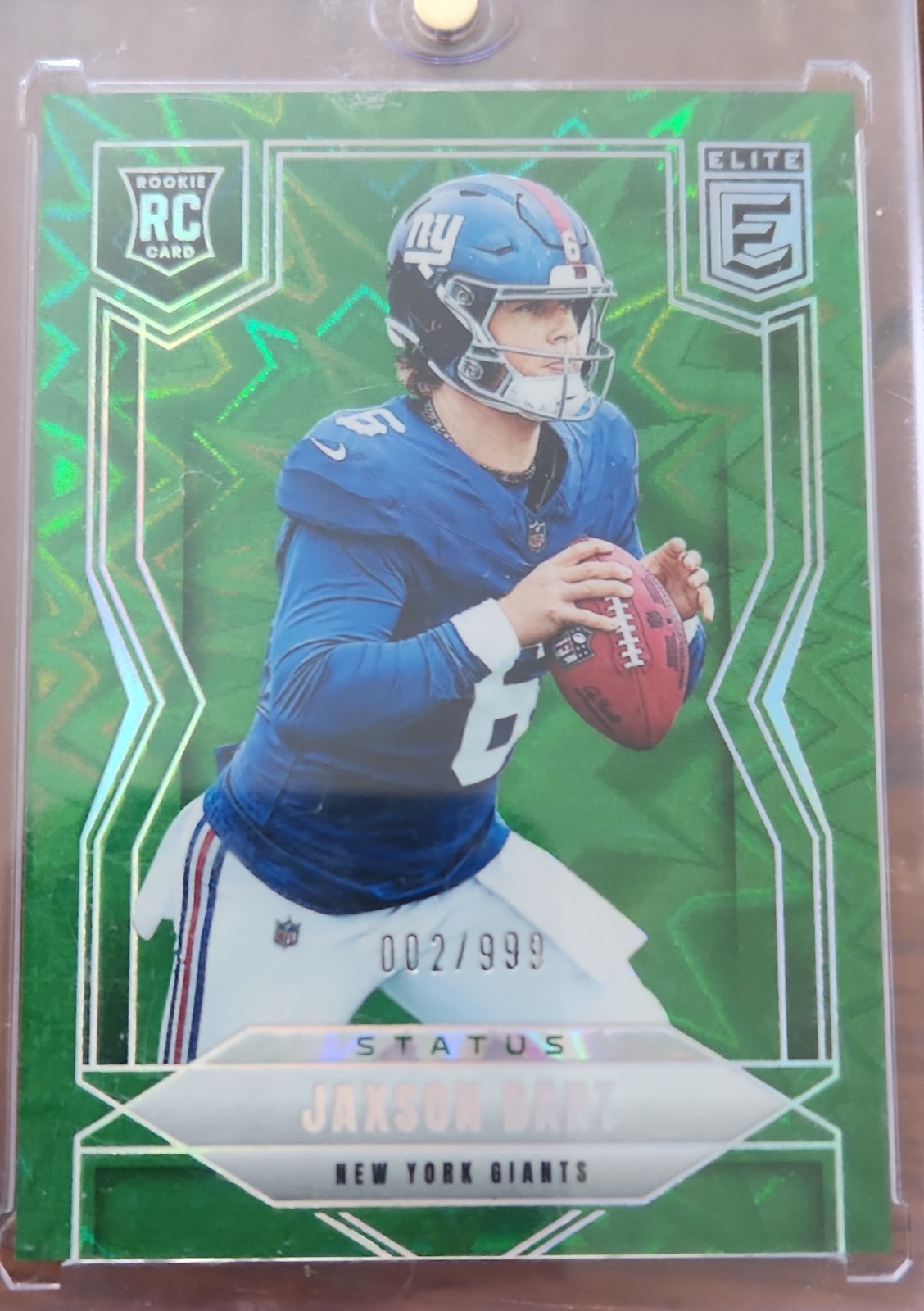 2025 Panini Donruss Elite - Rookies Jaxson Dart #103 Status Explosion /999 (RC)