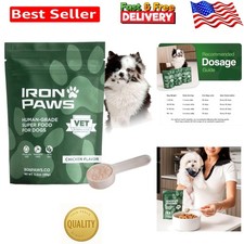 Iron Paws Human-Grade Superfood For Dogs, Greens Powder Supplement Fo...
