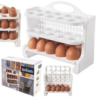 EierbehäLter KüHlschrank Organizer FüR 30 Eier Kunststoff Orion 154059