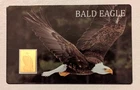 American Bald Eagle 1/1000 oz. .999 Fine Gold Bar in Assay Card!
