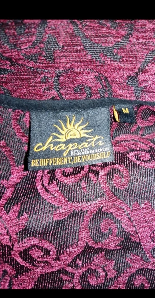 Chapati Mantel mit Kapuze Größe M - Bild 3 von 4