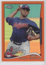2014 Topps Chrome Orange Refractor Danny Salazar #178 0a6