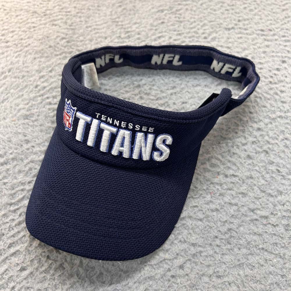 Tennessee Titans Hat Cap Men One Size Strapback NFL Team Apparel Visor