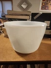 Ronson Foodmatic White Milk Glass Large Mixing Bowl 8.5" Vintage