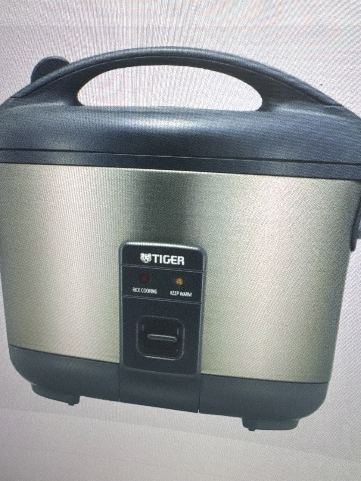 Tiger JNP-S18U-HU 10-Cup (Uncooked) Rice Cooker and Warmer, Stainless Steel Gray